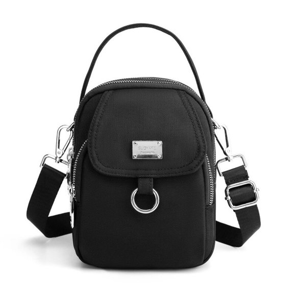 Shoulder bag / BLACK / So practical ! - Picture 3 of 12
